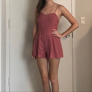Salmon Pink Romper